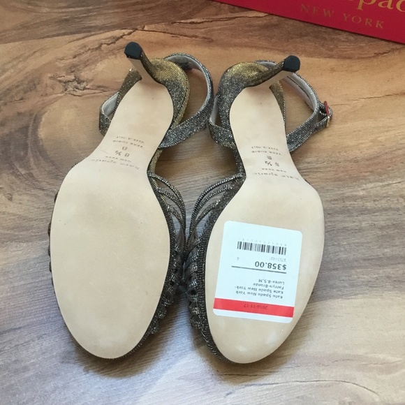 Kate Spade Bronze Women's Platform Heels Sandals - Picture 6 of 6